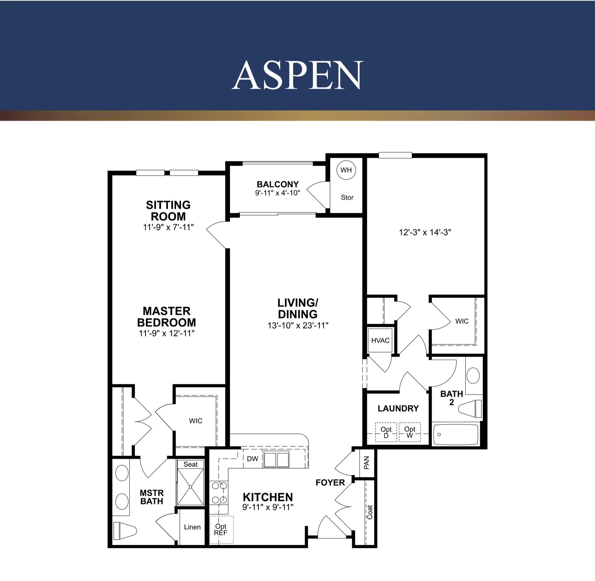 Aspen floor plan