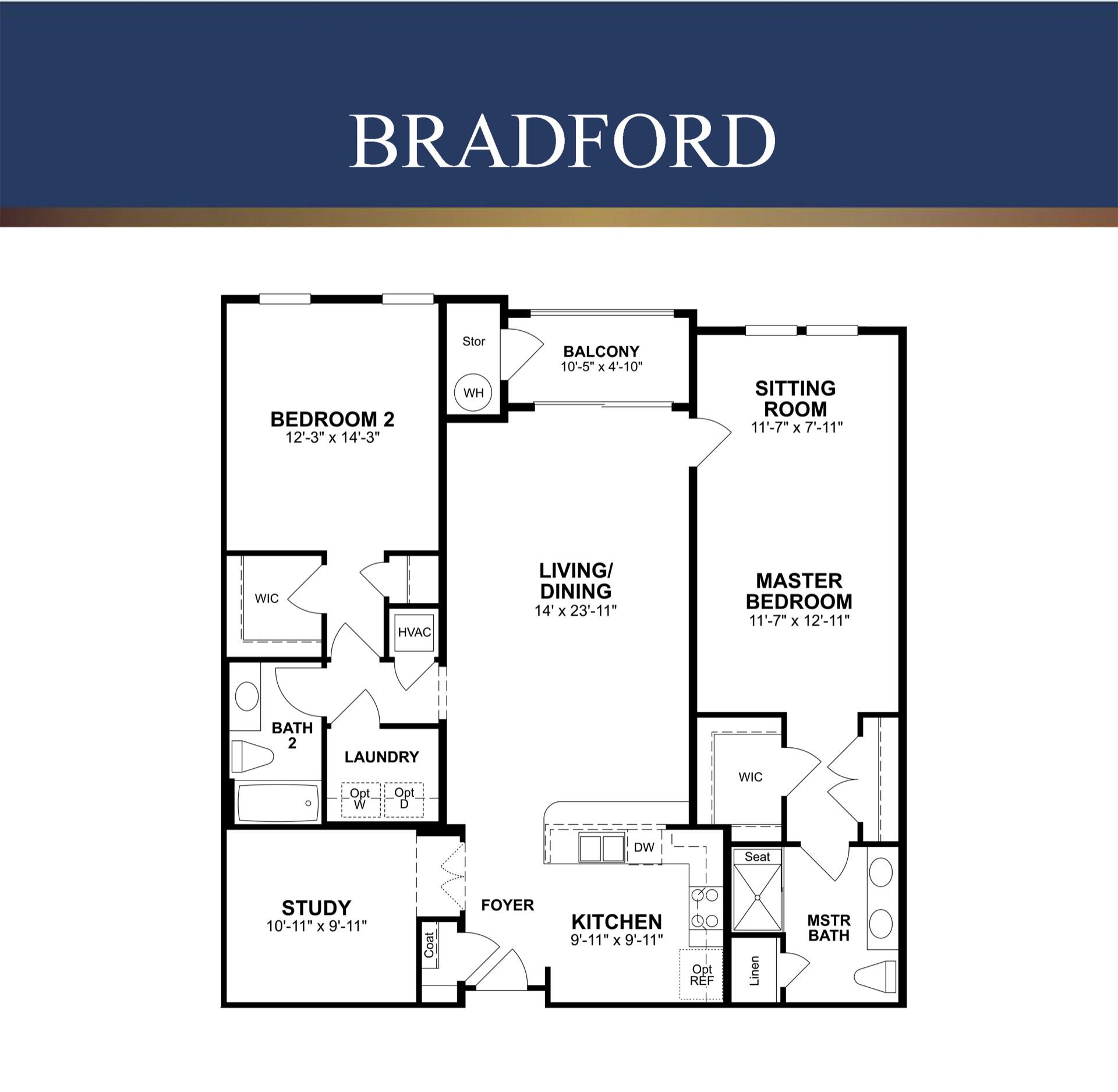 Bradford floor plan