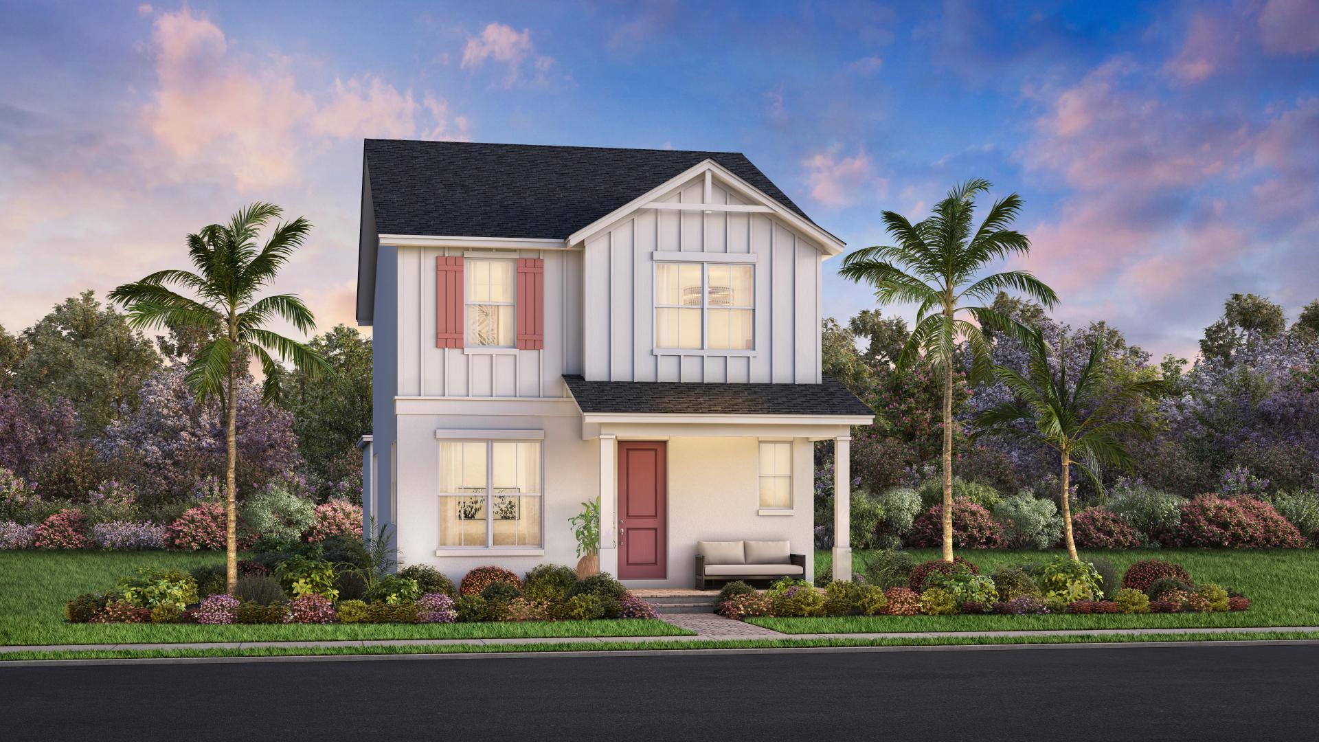 Bellamy — Farmhouse elevation