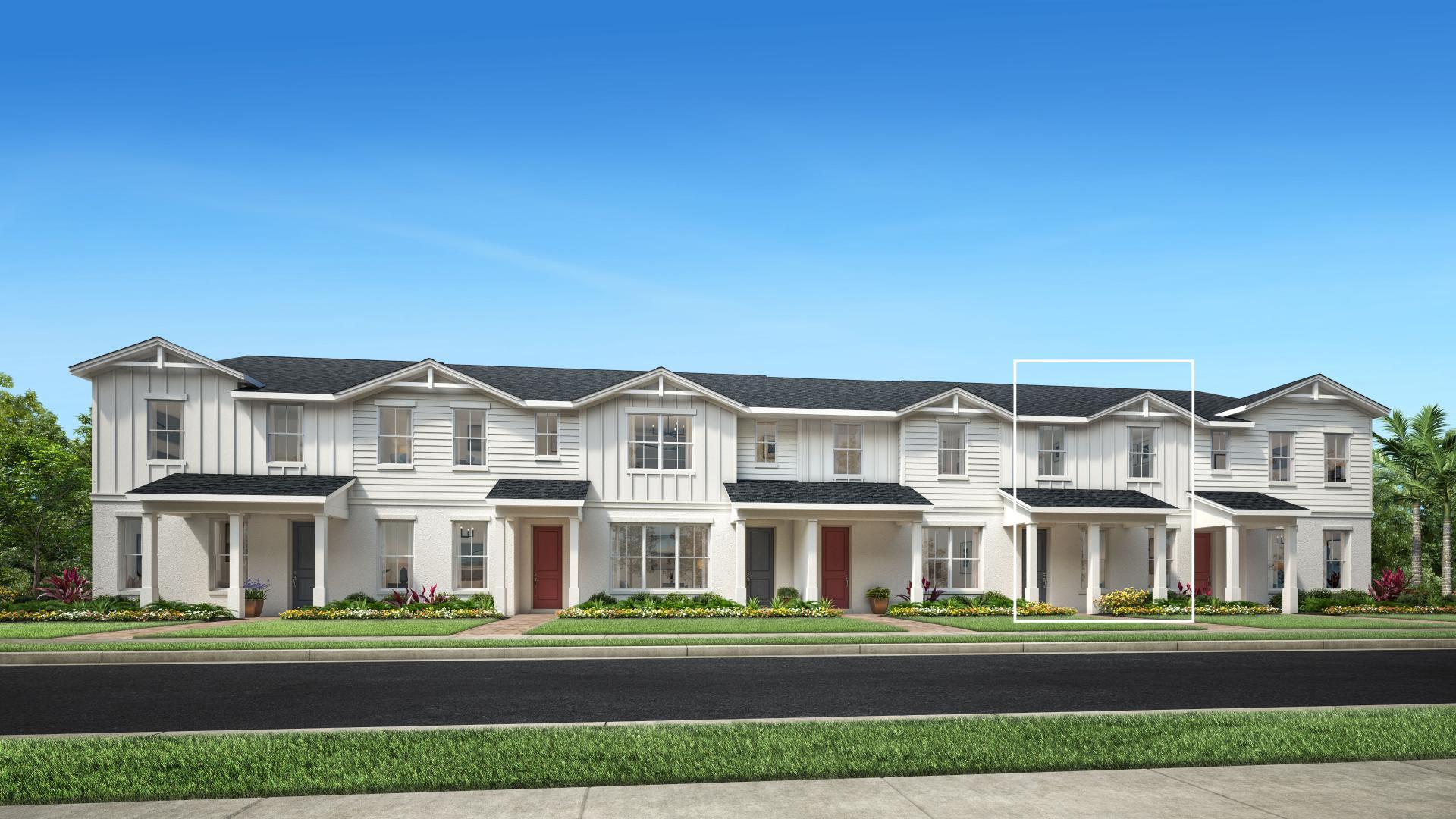 Rinker — Farmhouse elevation